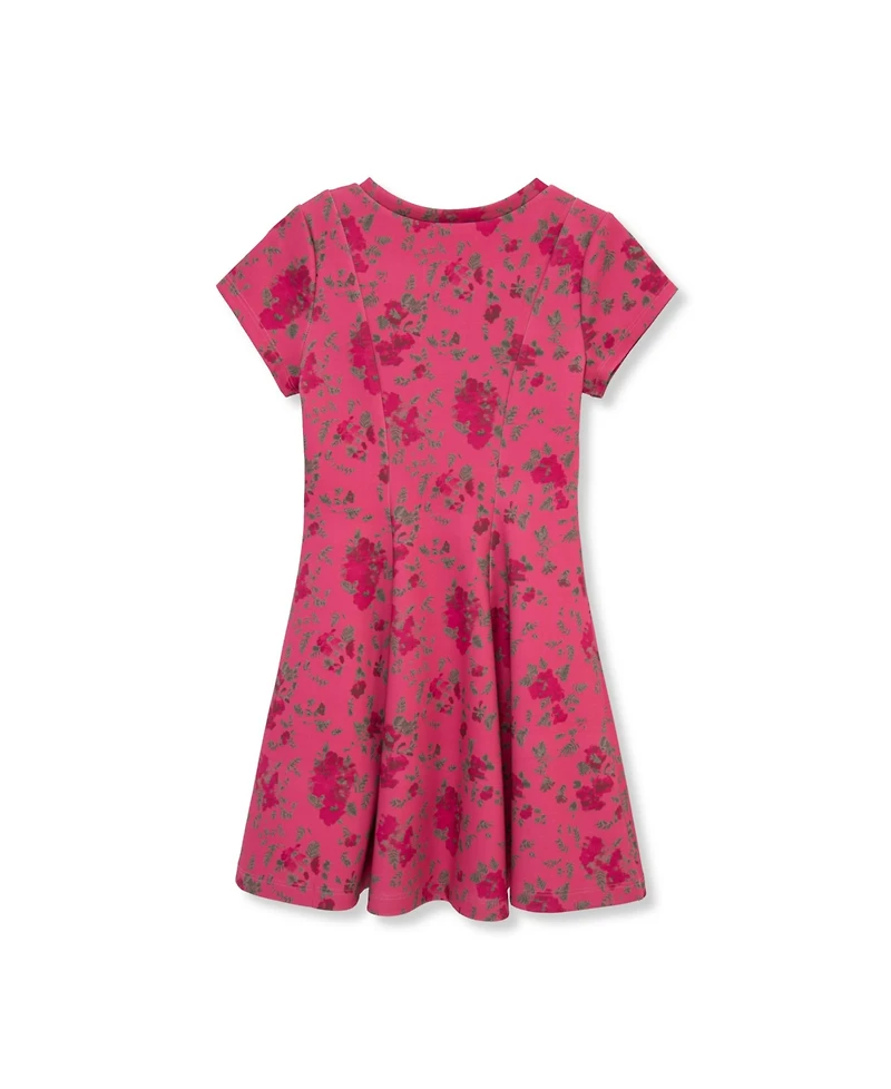 H by Habitual Big Girls Floral Scuba Knit Dress