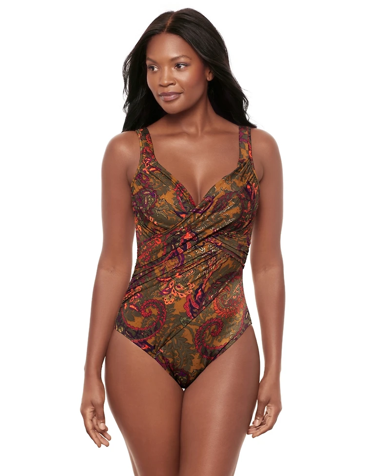 Miraclesuit Women's Perissa Revele Tummy-Control Underwired One-Piece Swimsuit