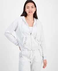 Planet Gold Juniors' Novelty Fleece Zip-Up Hoodie