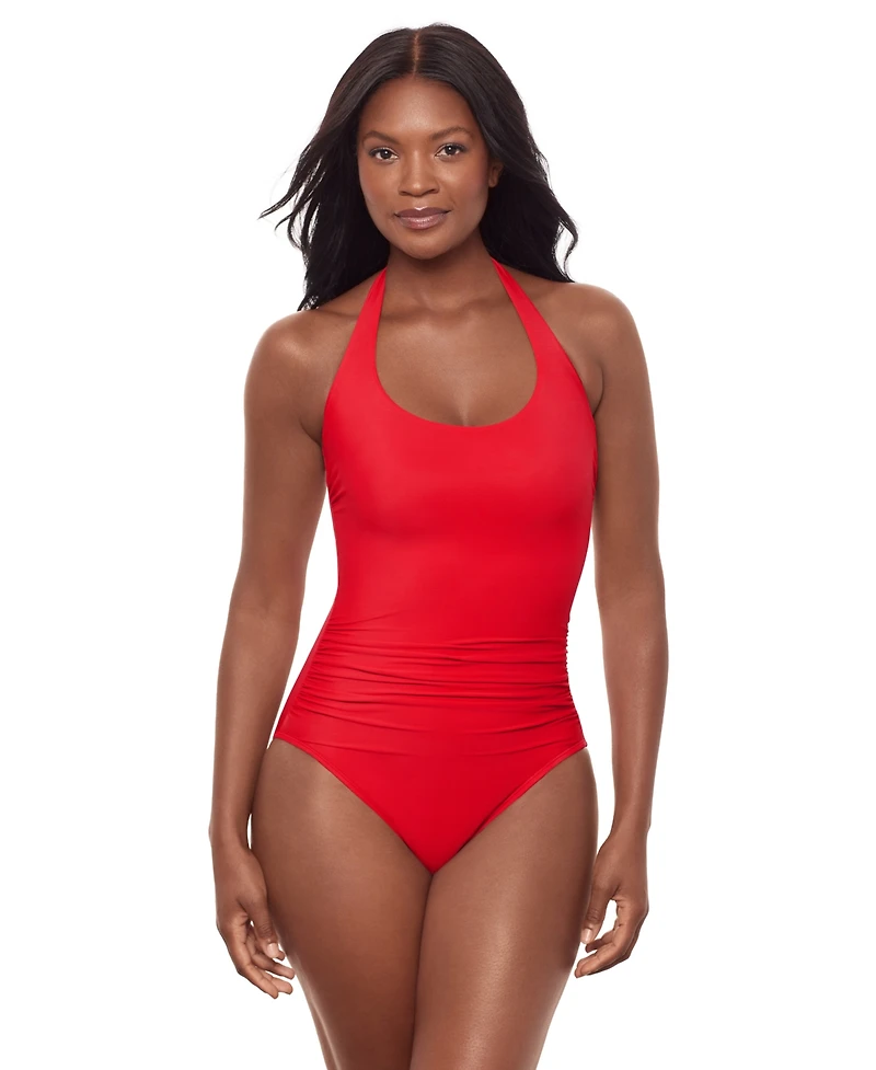 Miraclesuit Women's Rock Solid Utopia Tummy-Control Underwired One-Piece Swimsuit