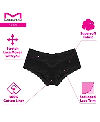 Maidenform Scalloped Lace Hipster Underwear 40823