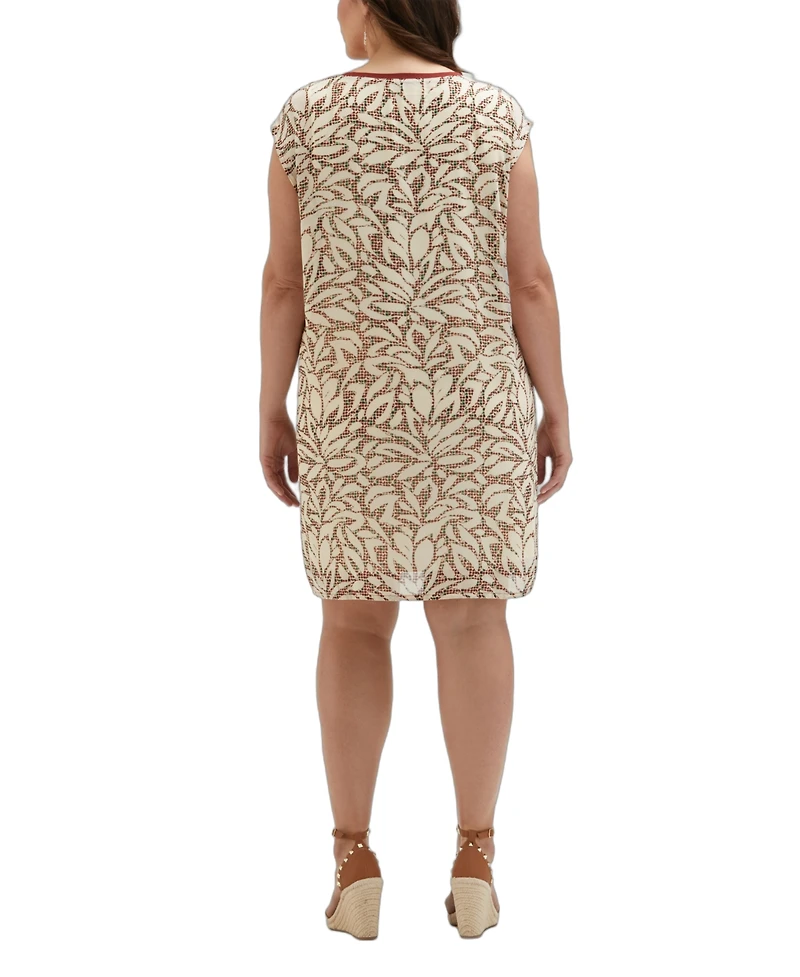 Ella Rafaella Plus Beach Relaxed Sleeveless Dress