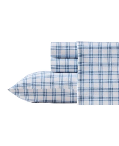 Eddie Bauer Printed Cotton Flannel 3-Pc. Sheet Set, Twin