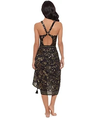 Magicsuit Women's Cotton Printed Tassel-Fringe Pareo