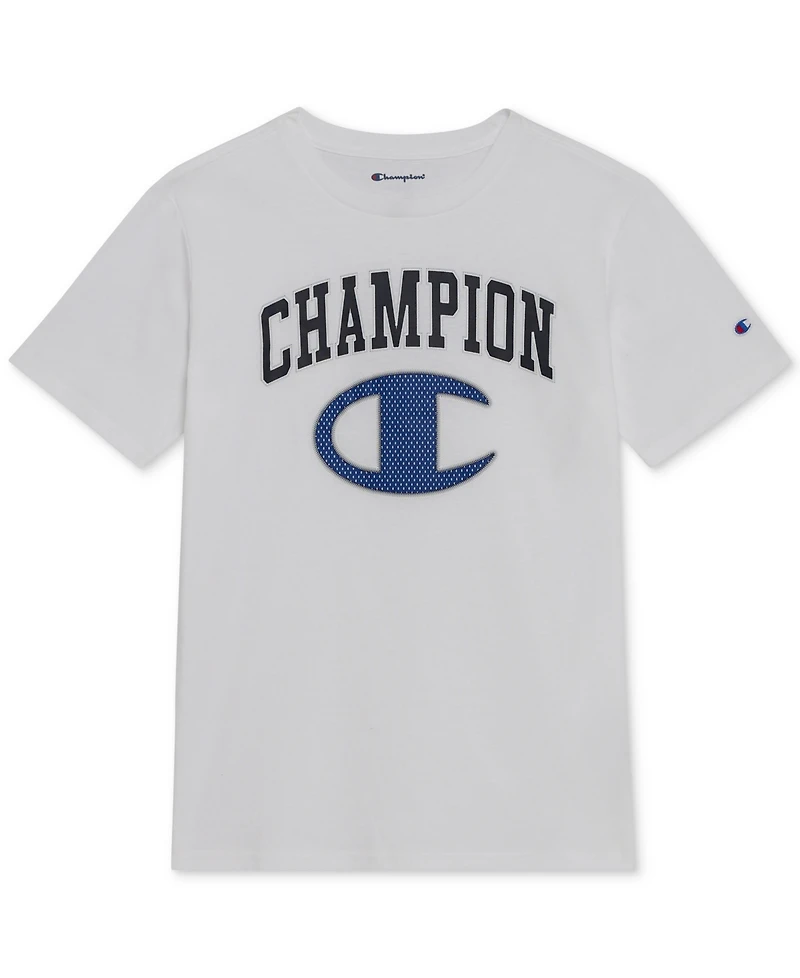 Champion Big Boys Short-Sleeve Logo Graphic T-Shirt