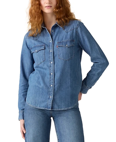 Levi's Women's The Ultimate Western Cotton Denim Shirt