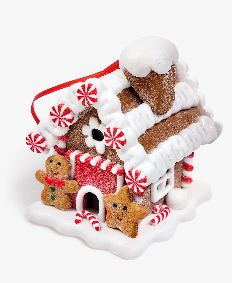 Holiday Lane Gingerbread Village Light-Up Gingerbread House Ornament, Macy's Exclusive