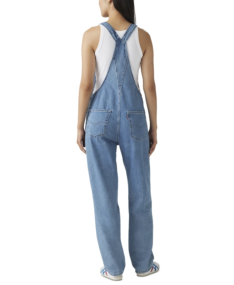 Levi's Women's Vintage-Style Cotton Denim Overalls