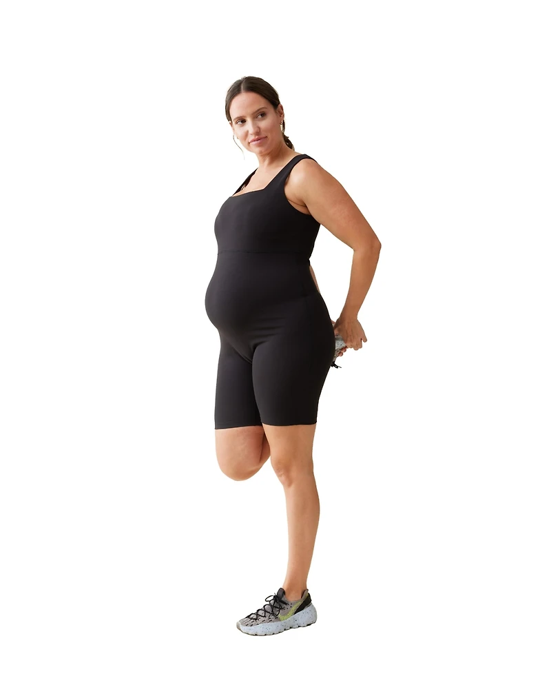 Ingrid + Isabel Maternity Short Active Unitard Romper