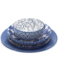 Elama Zen 16 Pc. Dinnerware Set, Service for 4