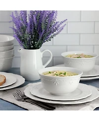 Elama Rigel 18 Pc. Dinnerware Set, Service for 6