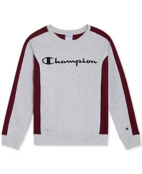 Champion Big Boys Colorblocked Crewneck Sweatshirt