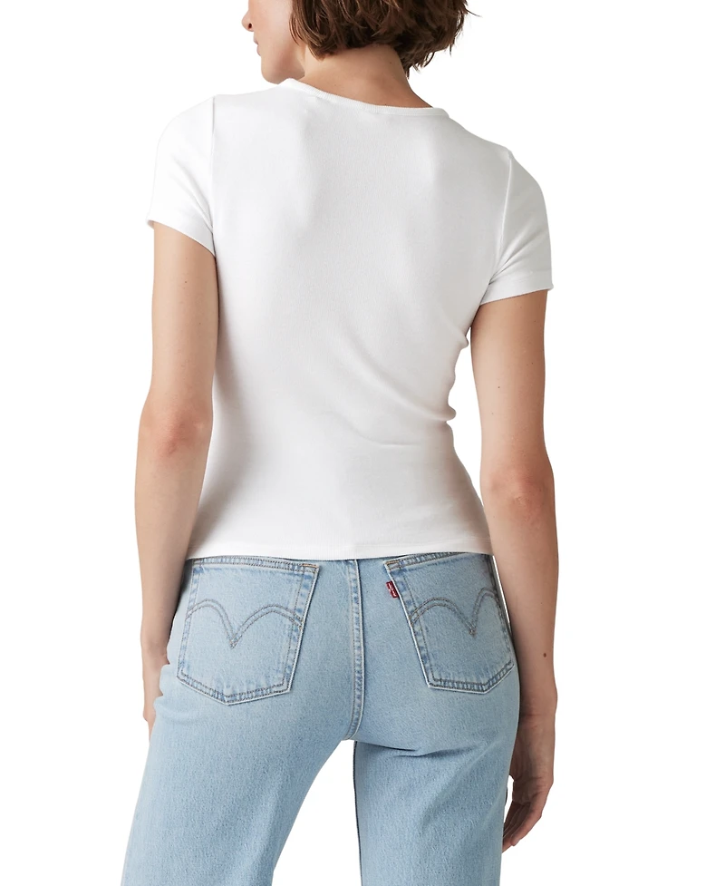 Levi's Women's Hayes Slim-Fit Short-Sleeve Crewneck T-Shirt