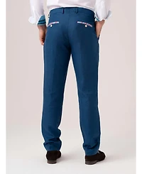 Koy Clothing Men's Linen Wool Silk Blend Trousers