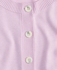 On 34th Women's Split-Cuff Crewneck Cropped Cardigan, Macy's Exclusive