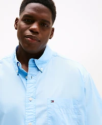 Tommy Hilfiger Men's Big & Tall Maxwell Short-Sleeve Button-Down Shirt