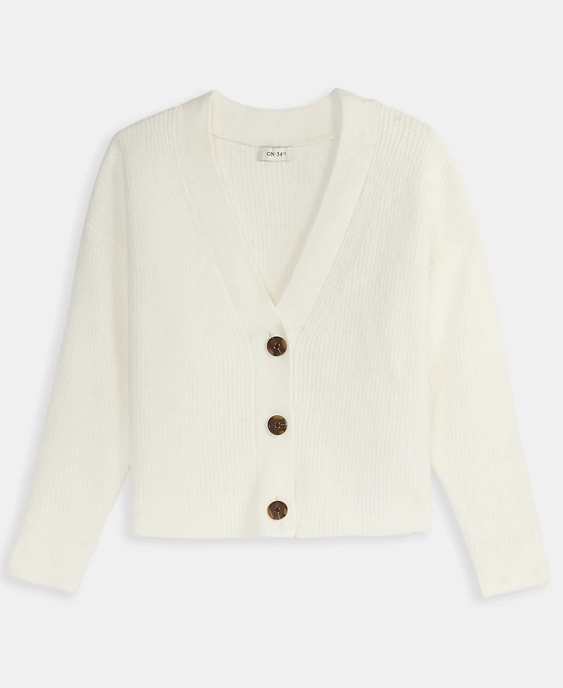 On 34th Women's Three-Button Shaker Cardigan, Created for Macy's