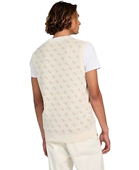 Guess Men's Horace Quattro G Logo Jacquard Sweater