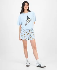 Love Tribe Juniors Witchy Woodstock T Shirt Shorts
