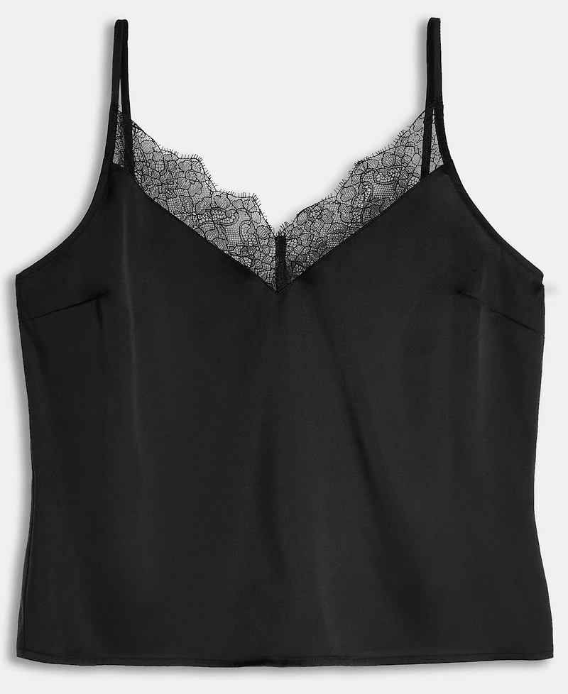 On 34th Women's Lace-Trim Tank, Macy's Exclusive