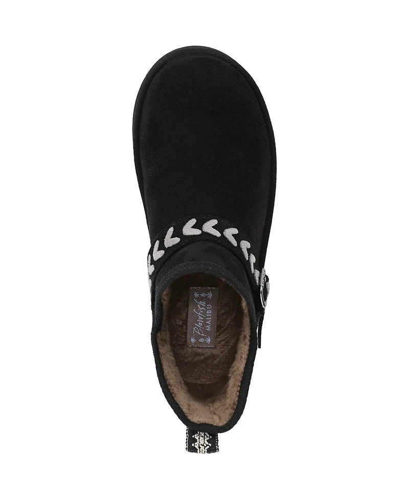 Blowfish Malibu Women's Mokolo Round Toe Pull On Platform Short Boots