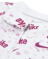 Nike Baby Girls or Boys Printed Footed Coverall