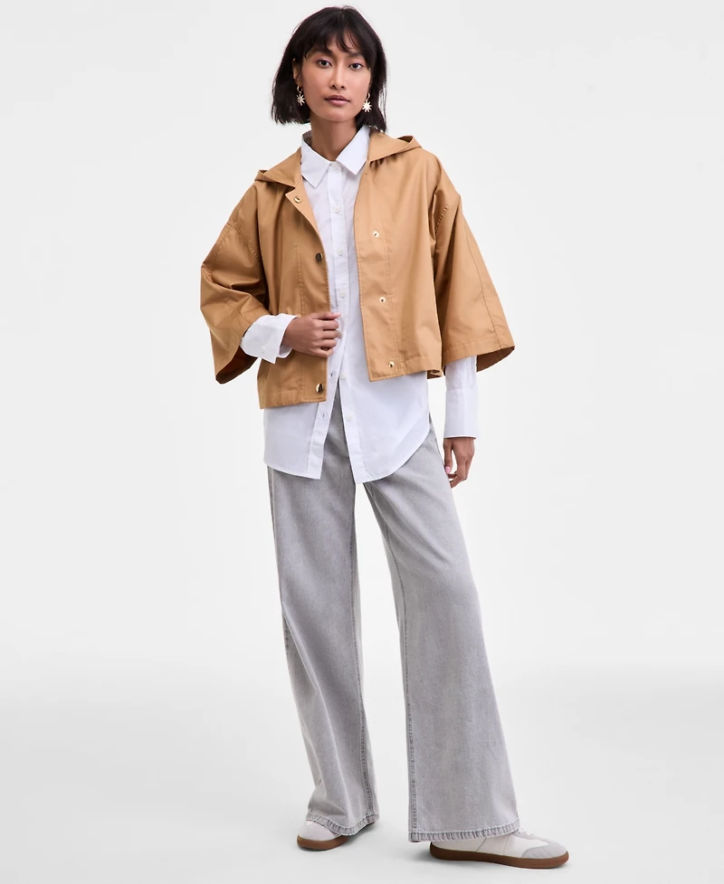 On 34th Women's Cropped Parka Jacket, Macy's Exclusive