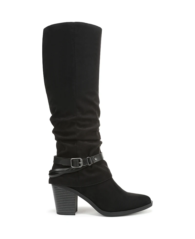 Blowfish Malibu Women's Carey Zip Block Heel Tall Boots
