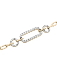 Wrapped in Love Diamond Paperclip Link Bracelet (1 ct. t.w.) in 14k Gold, Exclusively at Macy's