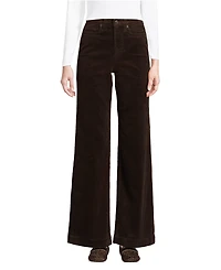 Lands' End Women's Tall High Rise Wide Leg Corduroy Pants
