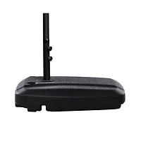 60L Plastic Weighted Fill Water Sand Wheel Patio Umbrella Base