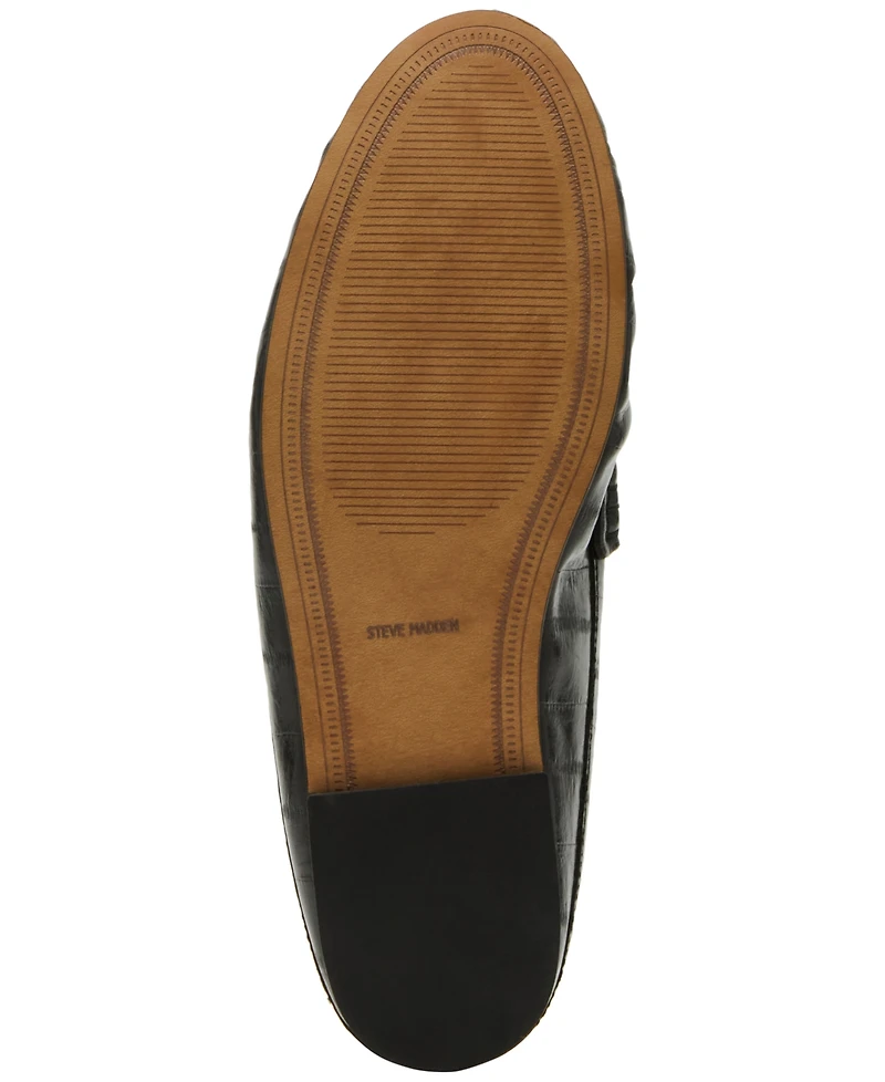 Steve Madden Women's Rafe Tailored Slip-On Loafer Mules