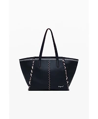 Desigual Women's Large shopper bag with stitching
