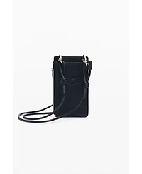 Desigual Women's Mobile holder leather-effect logo