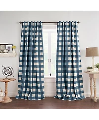 Elrene Home Fashions Grainger Buffalo Check Blackout Window Curtain