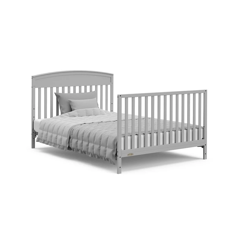 Graco Benton 5-in-1 Convertible Crib with Drawer (Pebble Gray)