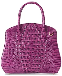 Brahmin Rosetta Melbourne Medium Leather Satchel Bag