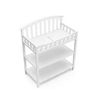 Graco Changing Table with Water-Resistant Changing Pad (White)