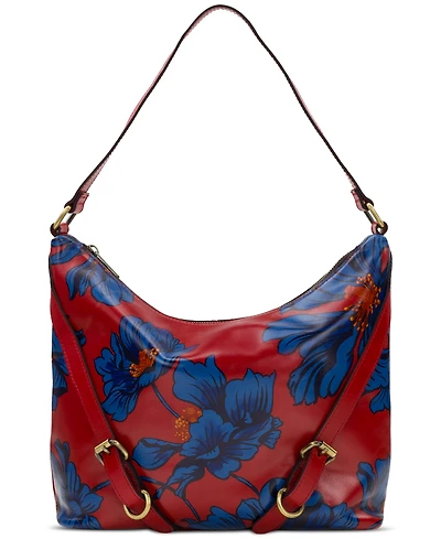 Patricia Nash Elia Hobo Bag - Grecian Rose Print