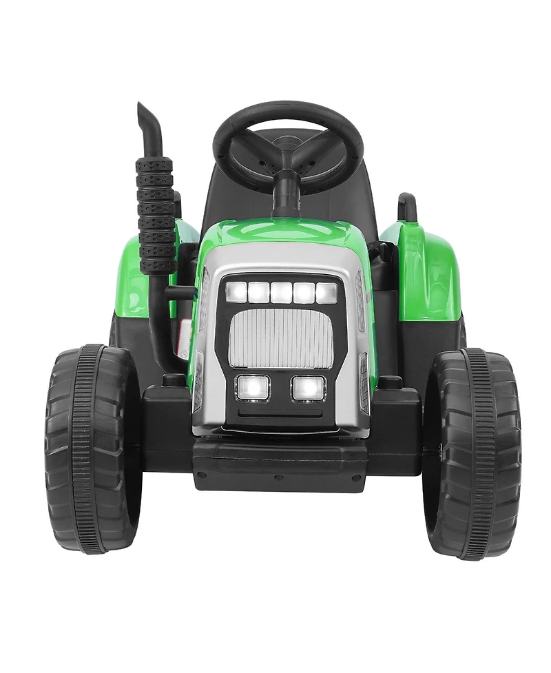 Kids Ride on Tractor 12V Electric Toy Tractor with Trailer Remote Control
