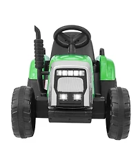 Kids Ride on Tractor 12V Electric Toy Tractor with Trailer Remote Control