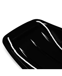 Best Choice Products 35in Kids Outdoor Plastic Sport Toboggan Winter Snow Sled Board w/ Pull Rope, 2 Handles