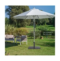 20 Inches Patio Umbrella Base with 4 Adjustable Footpads