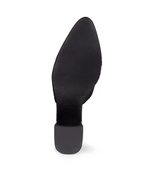 Tahari Women's Santorini Knit Slip-On Mules