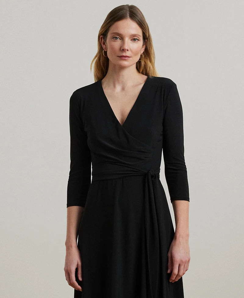 Lauren Ralph Surplice Jersey Dress