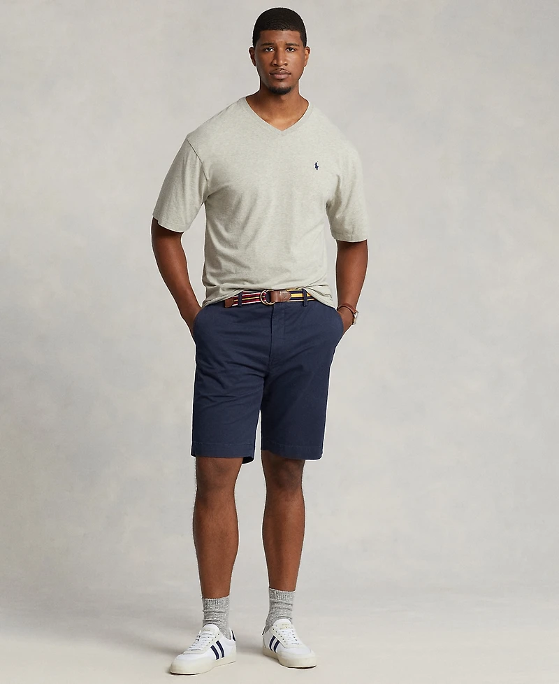Polo Ralph Lauren Men's Big & Tall Stretch Classic-Fit Chino Shorts
