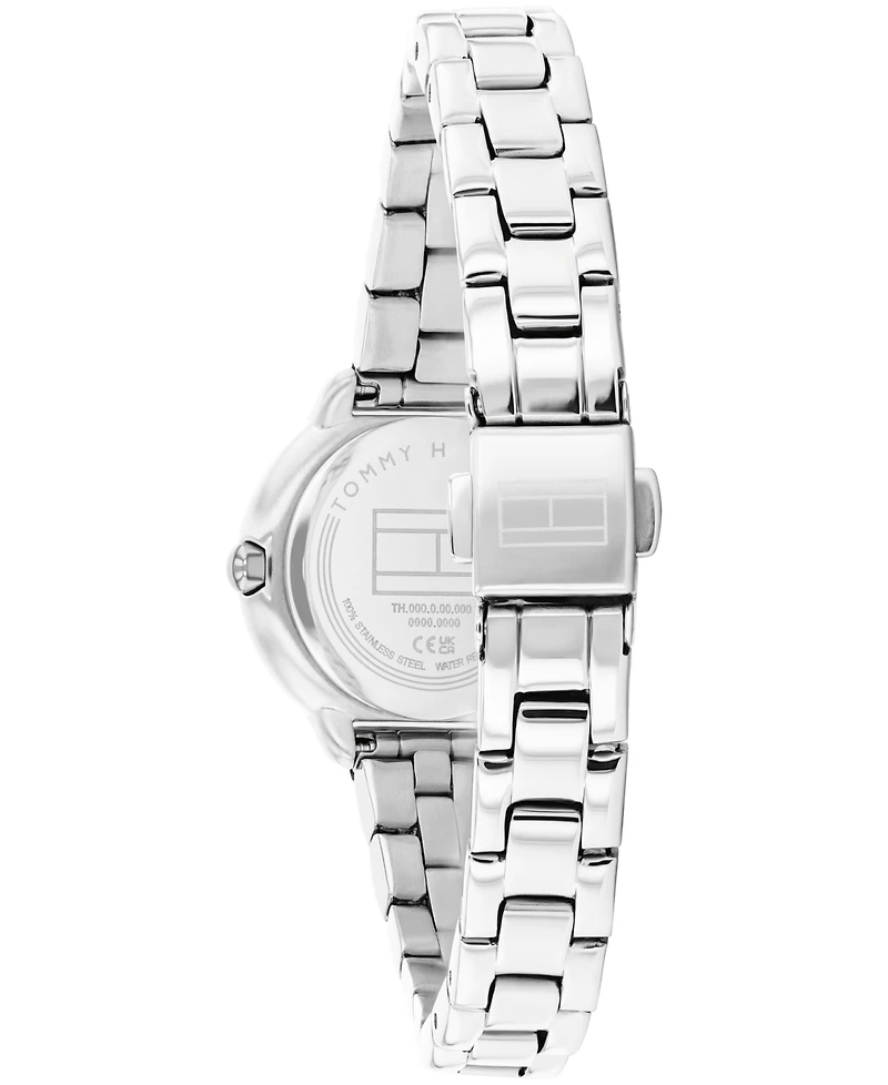 Tommy Hilfiger Women's Quartz Silver Tone Stainless Steel Bracelet Watch, 26mm
