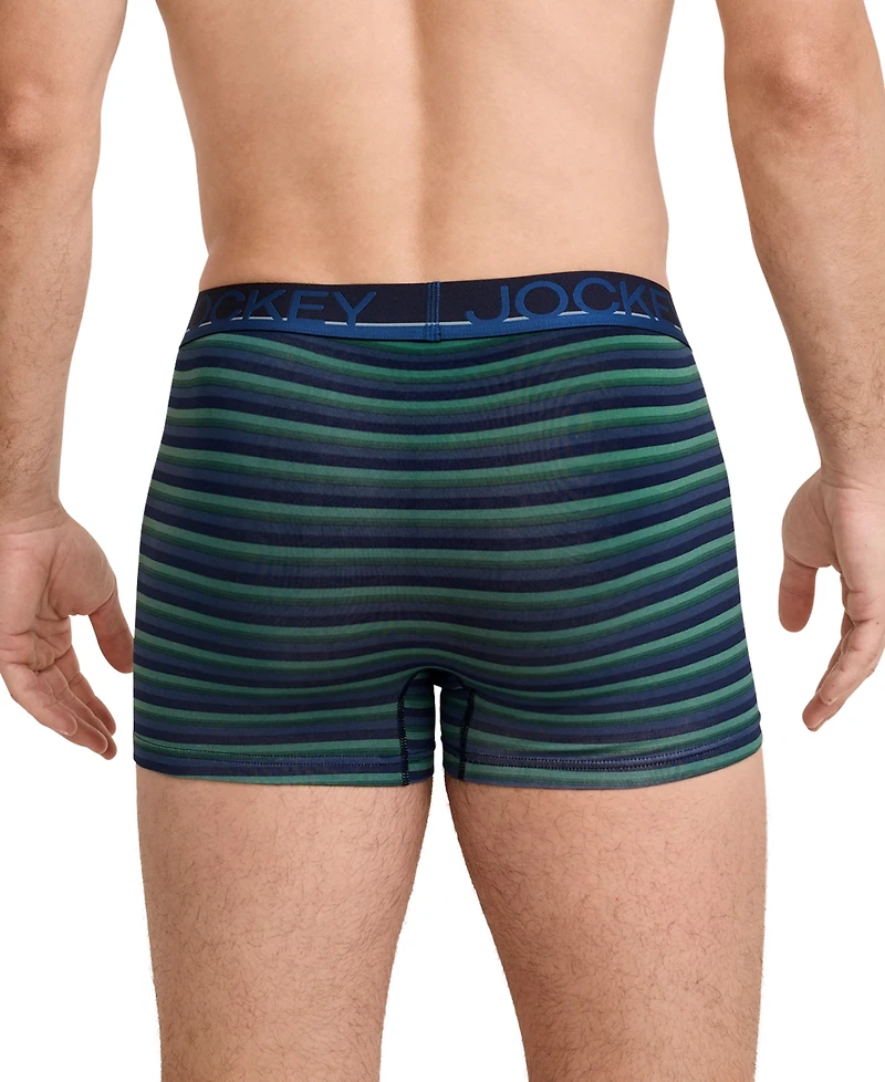 Jockey Men's 3pk. True Style Logo Trunks
