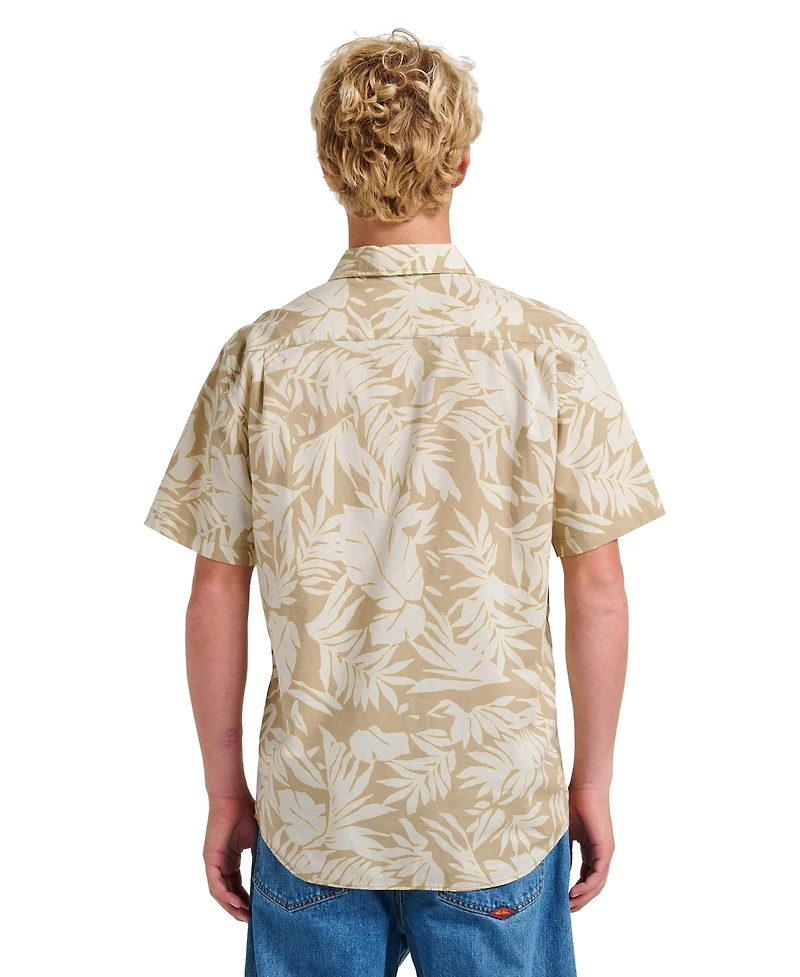 Quiksilver Men's Palm Trip Classic Short Sleeve Shirt