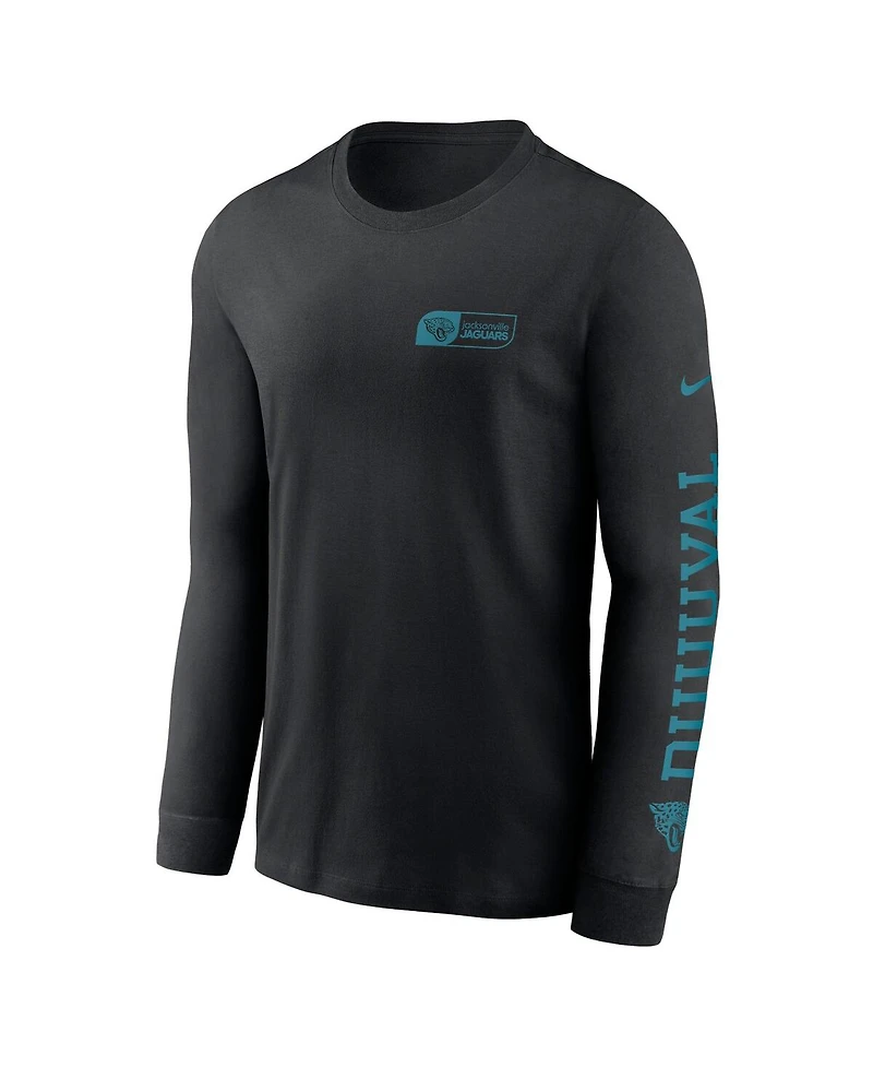 Nike Men's Black Jacksonville Jaguars All Out Long Sleeve T-Shirt